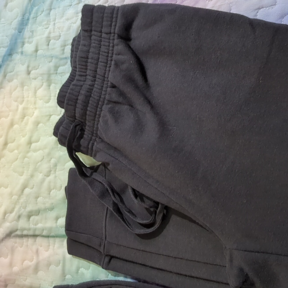 6/$15 Size Xs Black Jogger Bundle Lot of 2 Pairs – Comfy Lounge & Casual - Picture 14 of 16